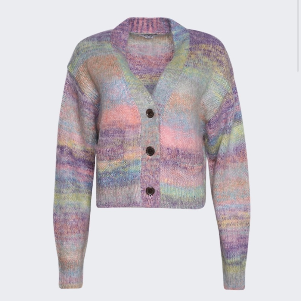 Re/done 90s crop cardigan sweater. Small.